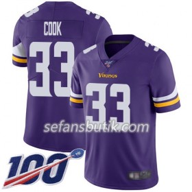 Minnesota Vikings Tröjor Dalvin Cook 33 Nike Lila I 100th - Herr